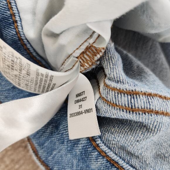 Madewell '90s Straight Jeans Women's Size 31 Blue High Rise Vintage Wash Denim - Picture 7 of 8